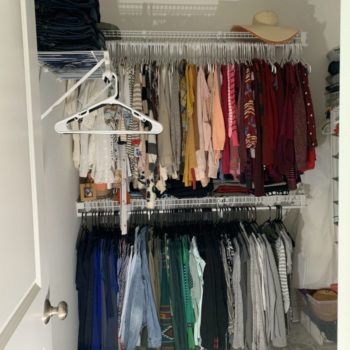 Organized Closet by Color