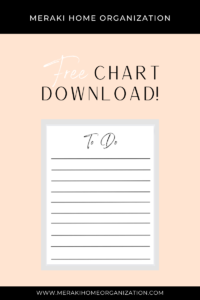 Free Download PDF To Do List Chart